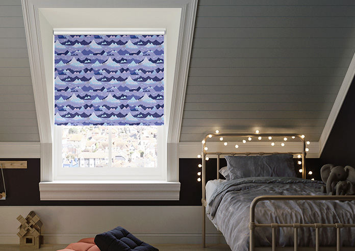 Serene Summit, Blue Dusk - Twist&Fit Roller Blind - Image 3